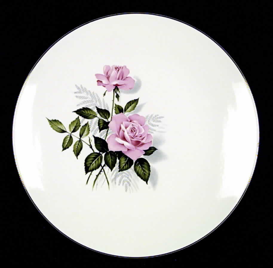 Summer Rose Platinum Dinner Plate by Taylor, Smith & Taylor (Ts&T)-1