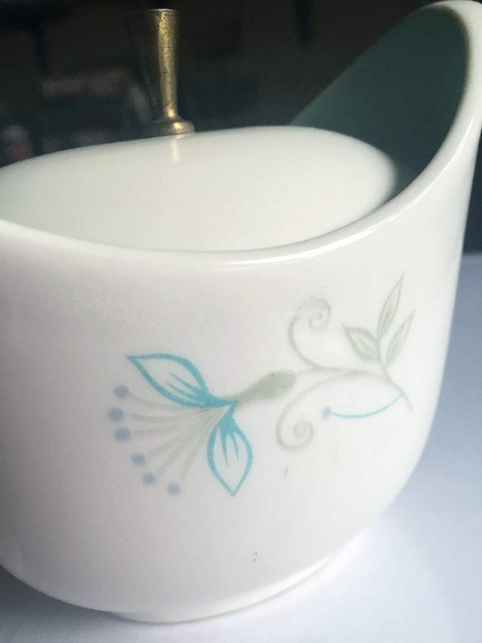 Summertime Sugar Bowl & Lid by Taylor, Smith & Taylor (Ts&T)-1
