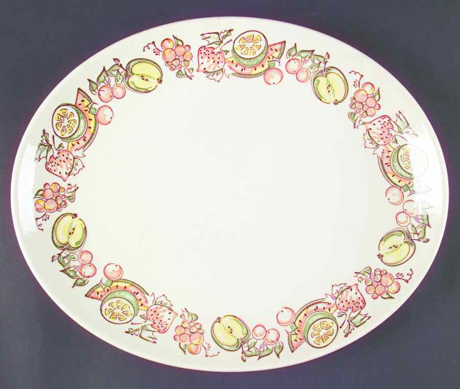 Sweet & Tart 13" Oval Serving Platter by Taylor, Smith & Taylor (Ts&T)-1