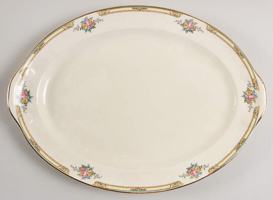 TST11 15" Oval Serving Platter by Taylor, Smith & Taylor (Ts&T)-1