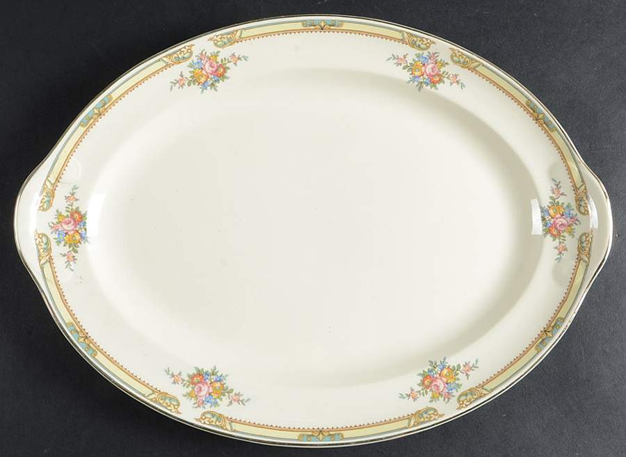 TST11 13" Oval Serving Platter by Taylor, Smith & Taylor (Ts&T)-1