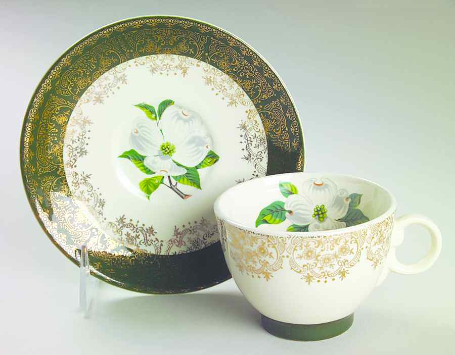 TST116 Flat Cup & Saucer Set by Taylor, Smith & Taylor (Ts&T)-1