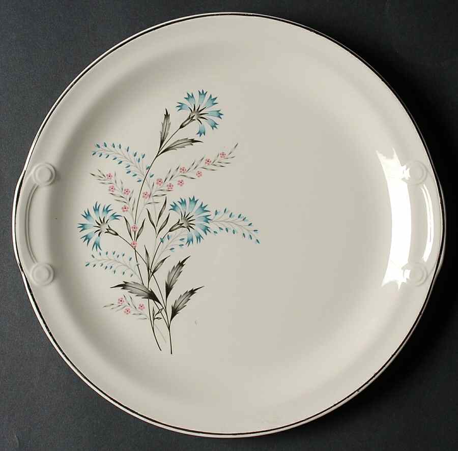TST117 Handled Cake Plate by Taylor, Smith & Taylor (Ts&T)-1
