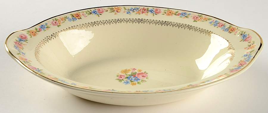 1932 9" Oval Vegetable Bowl by Taylor, Smith & Taylor (Ts&T)-1
