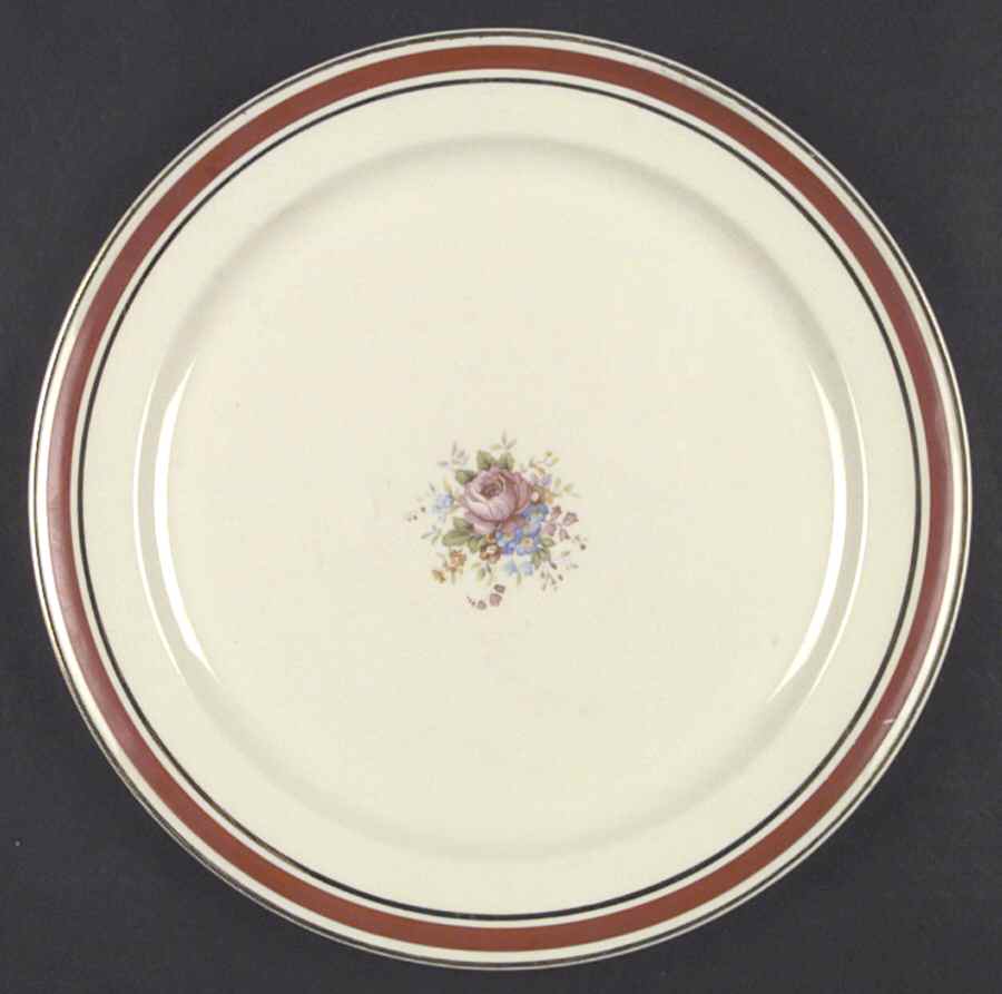 1599 Dinner Plate by Taylor, Smith & Taylor (Ts&T)-1