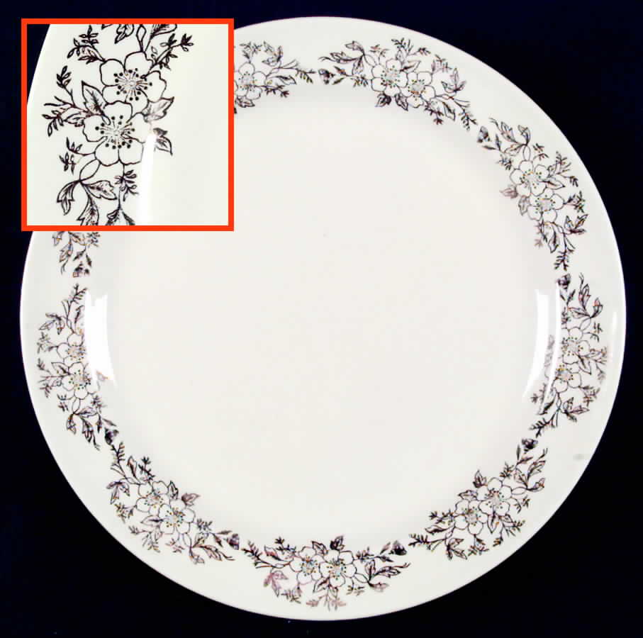 TST131 Dinner Plate by Taylor, Smith & Taylor (Ts&T)-1