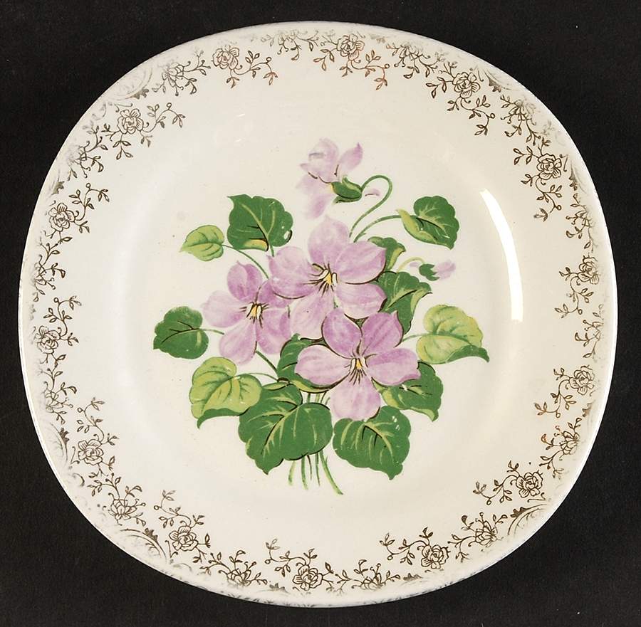 TST132 Bread & Butter Plate by Taylor, Smith & Taylor (Ts&T)-1