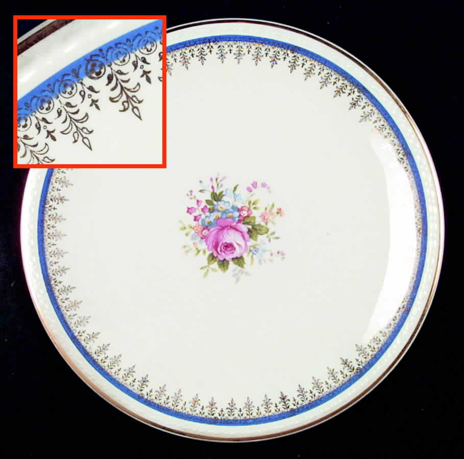 TST138 Dinner Plate by Taylor, Smith & Taylor (Ts&T)-1