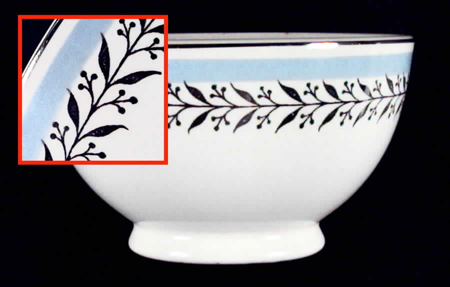 1842 Cranberry Bowl by Taylor, Smith & Taylor (Ts&T)-1