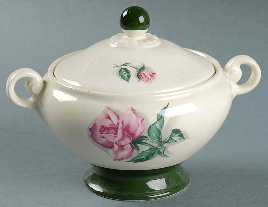 TST15 Sugar Bowl & Lid by Taylor, Smith & Taylor (Ts&T)-1