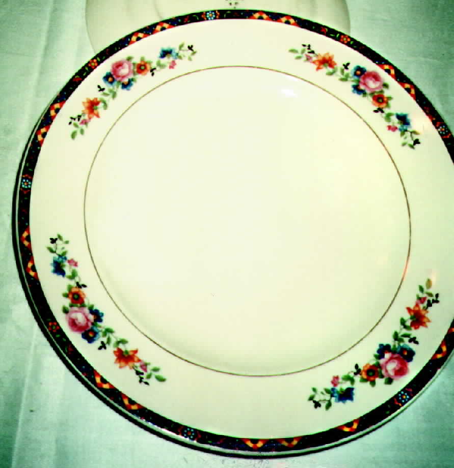 TST152 Dinner Plate by Taylor, Smith & Taylor (Ts&T)-1