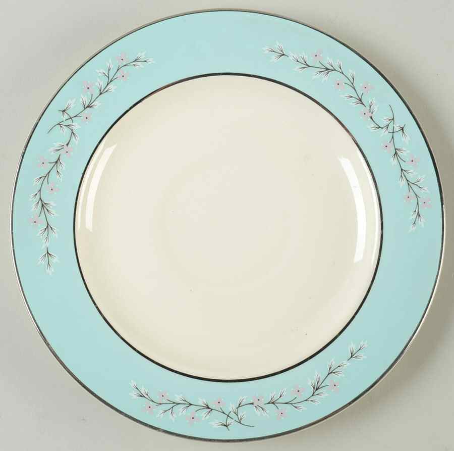 Pink Symphony Saucer for Flat Cup by Taylor, Smith & Taylor (Ts&T)-1