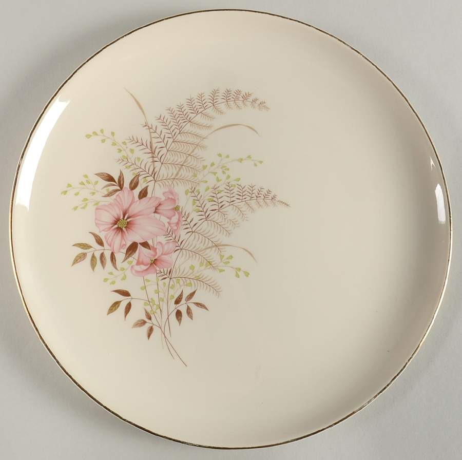 TST163 Dinner Plate by Taylor, Smith & Taylor (Ts&T)-1