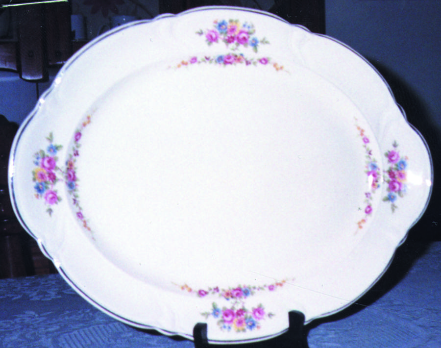 1542 14" Oval Serving Platter by Taylor, Smith & Taylor (Ts&T)-1