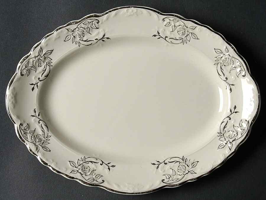 1115 Underplate for Gravy Boat by Taylor, Smith & Taylor (Ts&T)-1