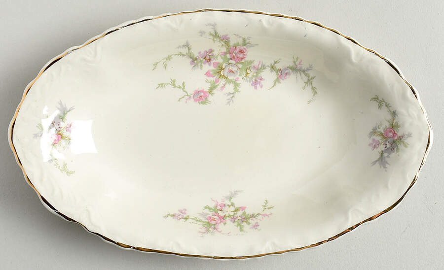 1653 Underplate for Gravy Boat by Taylor, Smith & Taylor (Ts&T)-1