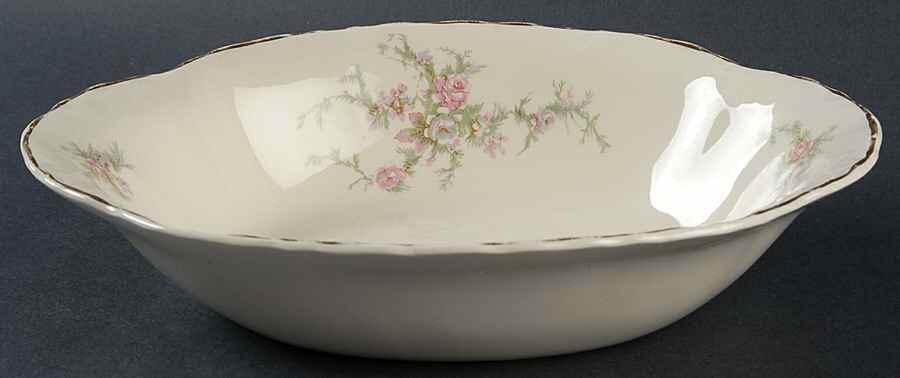 1653 9" Oval Vegetable Bowl by Taylor, Smith & Taylor (Ts&T)-1