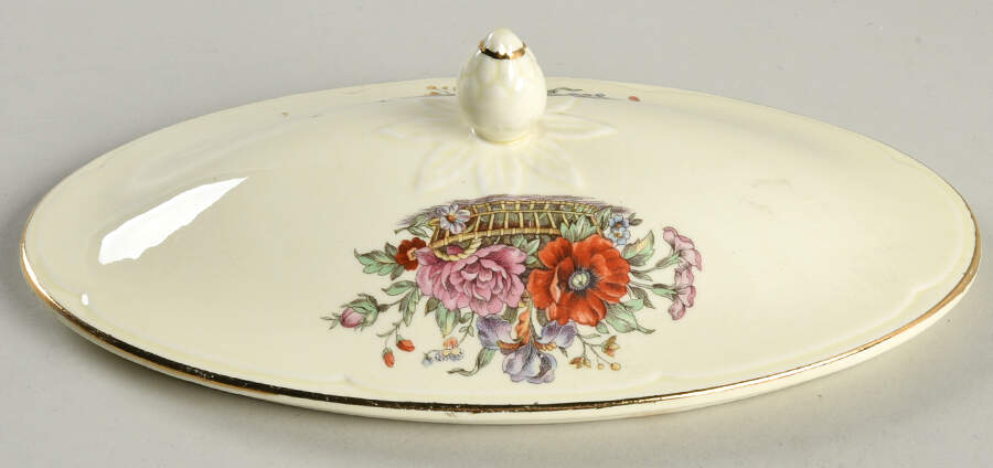 TST174 Lid for Oval Vegetable by Taylor, Smith & Taylor (Ts&T)-1