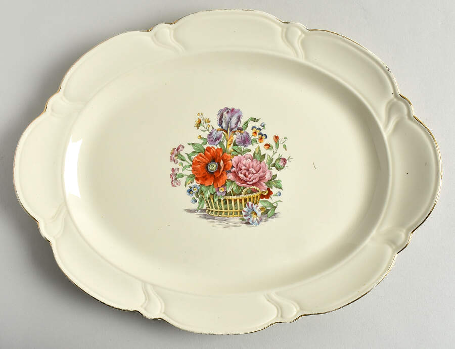 TST174 13" Oval Serving Platter by Taylor, Smith & Taylor (Ts&T)-1