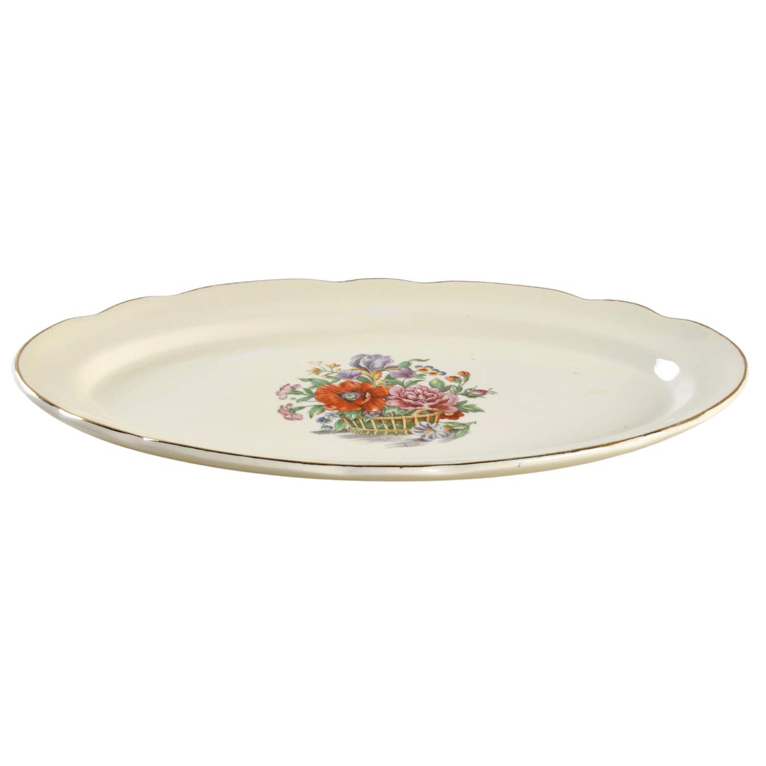 TST174 Underplate for Gravy Boat by Taylor, Smith & Taylor (Ts&T)-1