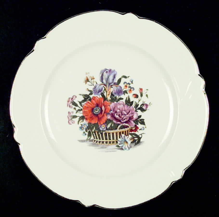 TST174 Dinner Plate by Taylor, Smith & Taylor (Ts&T)-1