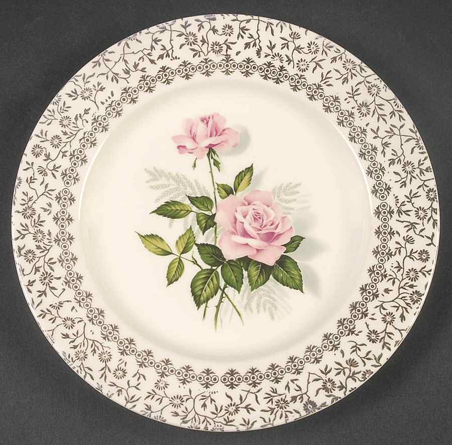 TST177 Bread & Butter Plate by Taylor, Smith & Taylor (Ts&T)-1
