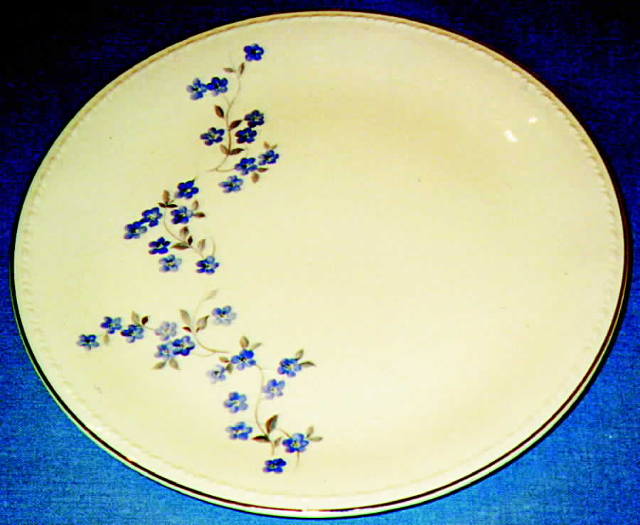Tea Rose Dinner Plate by Taylor, Smith & Taylor (Ts&T)-1