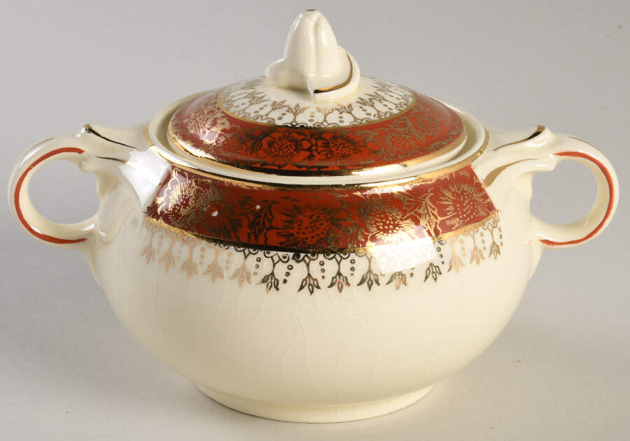 TST206 Sugar Bowl & Lid by Taylor, Smith & Taylor (Ts&T)-1