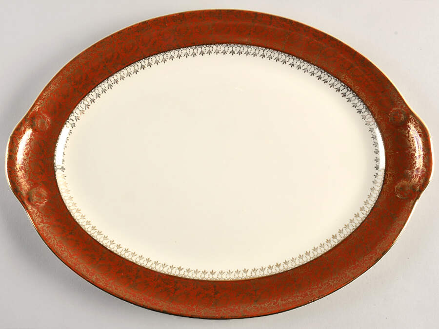TST206 15" Oval Serving Platter by Taylor, Smith & Taylor (Ts&T)-1