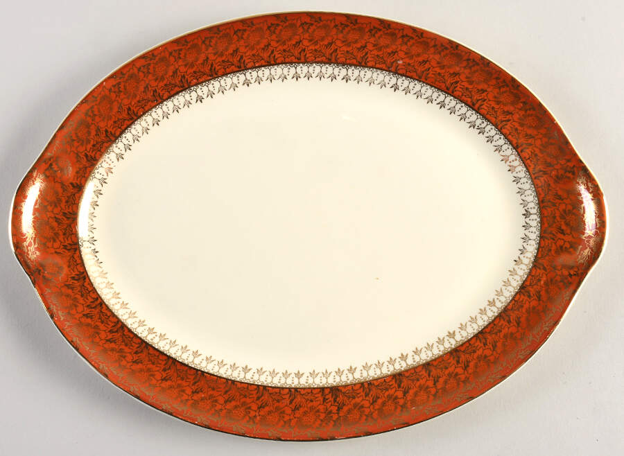 TST206 13" Oval Serving Platter by Taylor, Smith & Taylor (Ts&T)-1