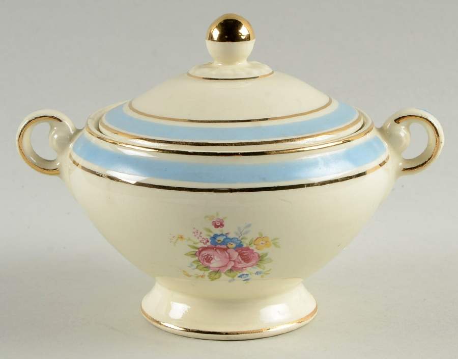 1681 Sugar Bowl & Lid by Taylor, Smith & Taylor (Ts&T)-1