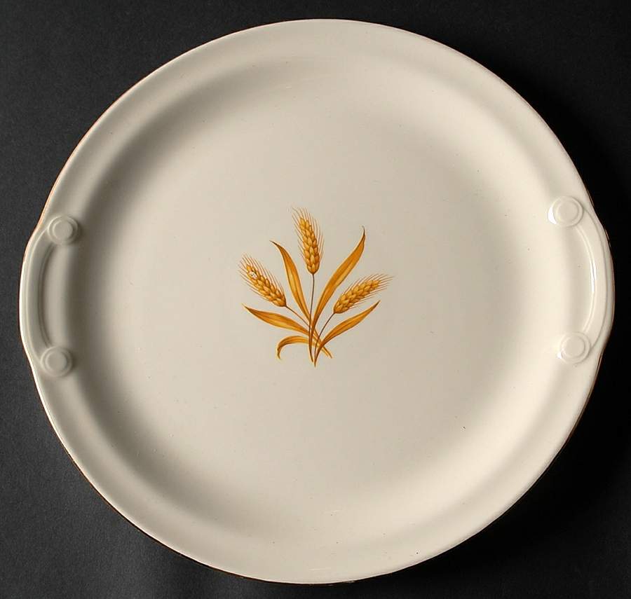 TST230 Handled Cake Plate by Taylor, Smith & Taylor (Ts&T)-1