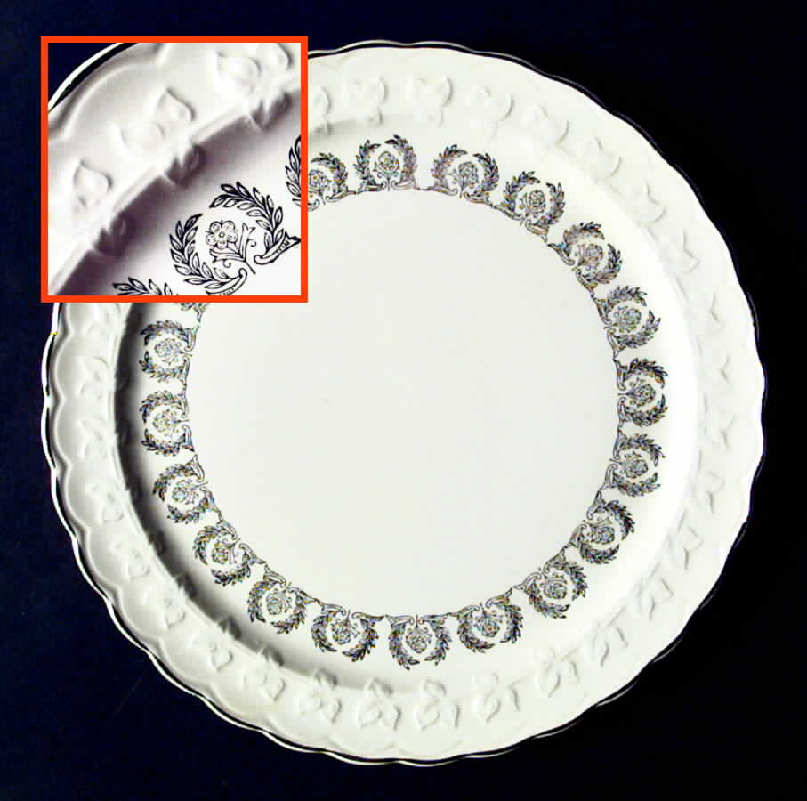 TST236 Luncheon Plate by Taylor, Smith & Taylor (Ts&T)-1