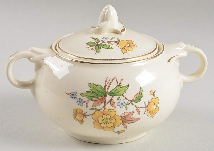 TST237 Sugar Bowl & Lid by Taylor, Smith & Taylor (Ts&T)-1