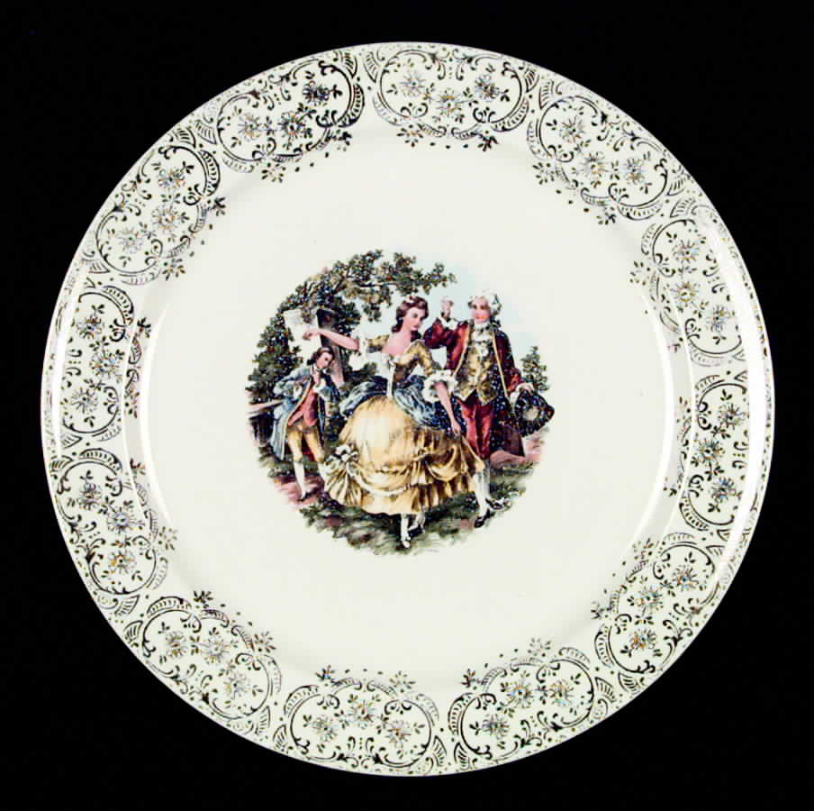 Antoinette Dinner Plate by Taylor, Smith & Taylor (Ts&T)-1
