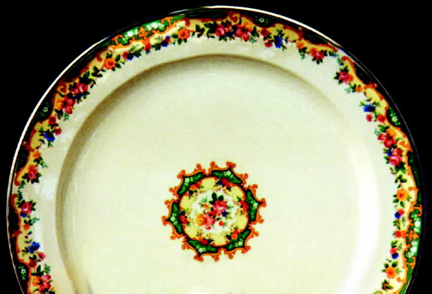 TST244 Dinner Plate by Taylor, Smith & Taylor (Ts&T)-1