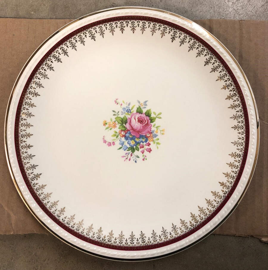 TST246 Dinner Plate by Taylor, Smith & Taylor (Ts&T)-1