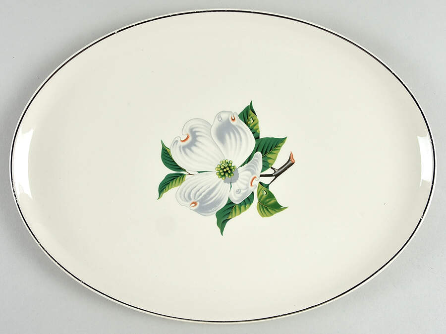 TST258 13" Oval Serving Platter by Taylor, Smith & Taylor (Ts&T)-1