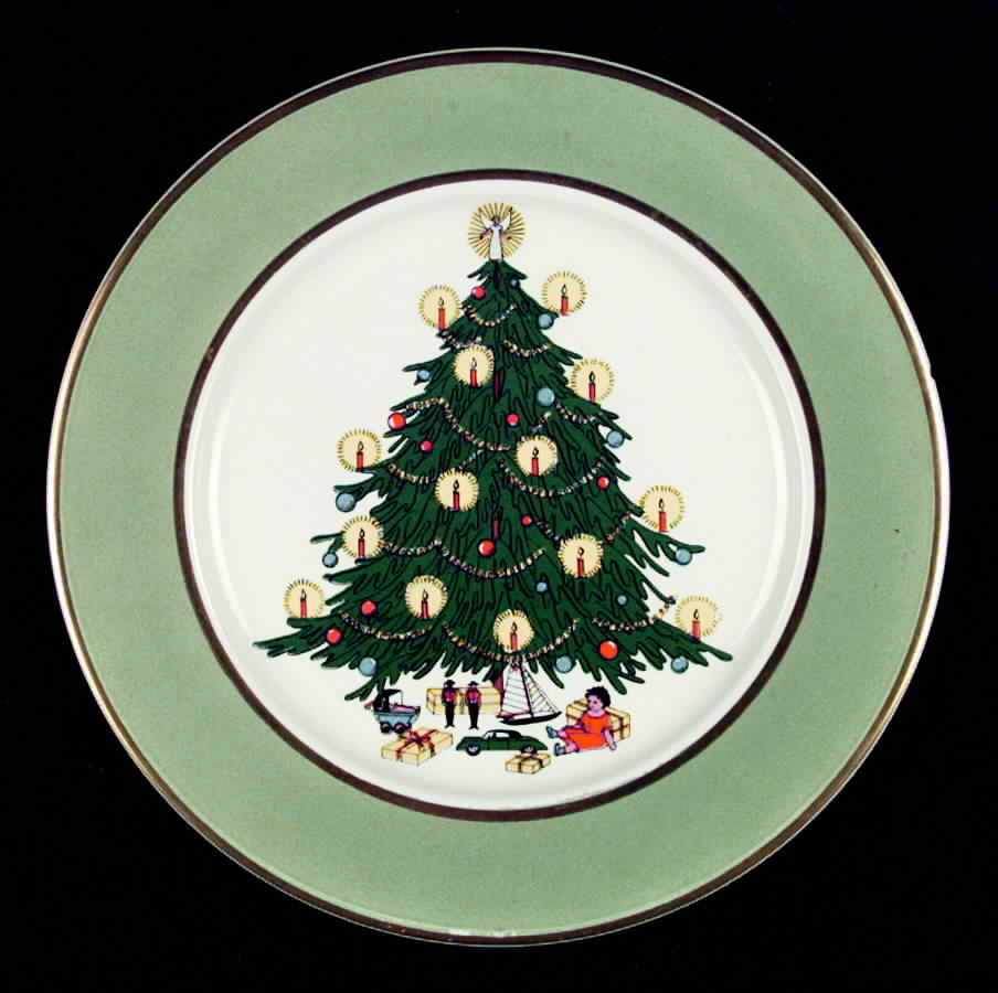 TST273 Dinner Plate by Taylor, Smith & Taylor (Ts&T)-1