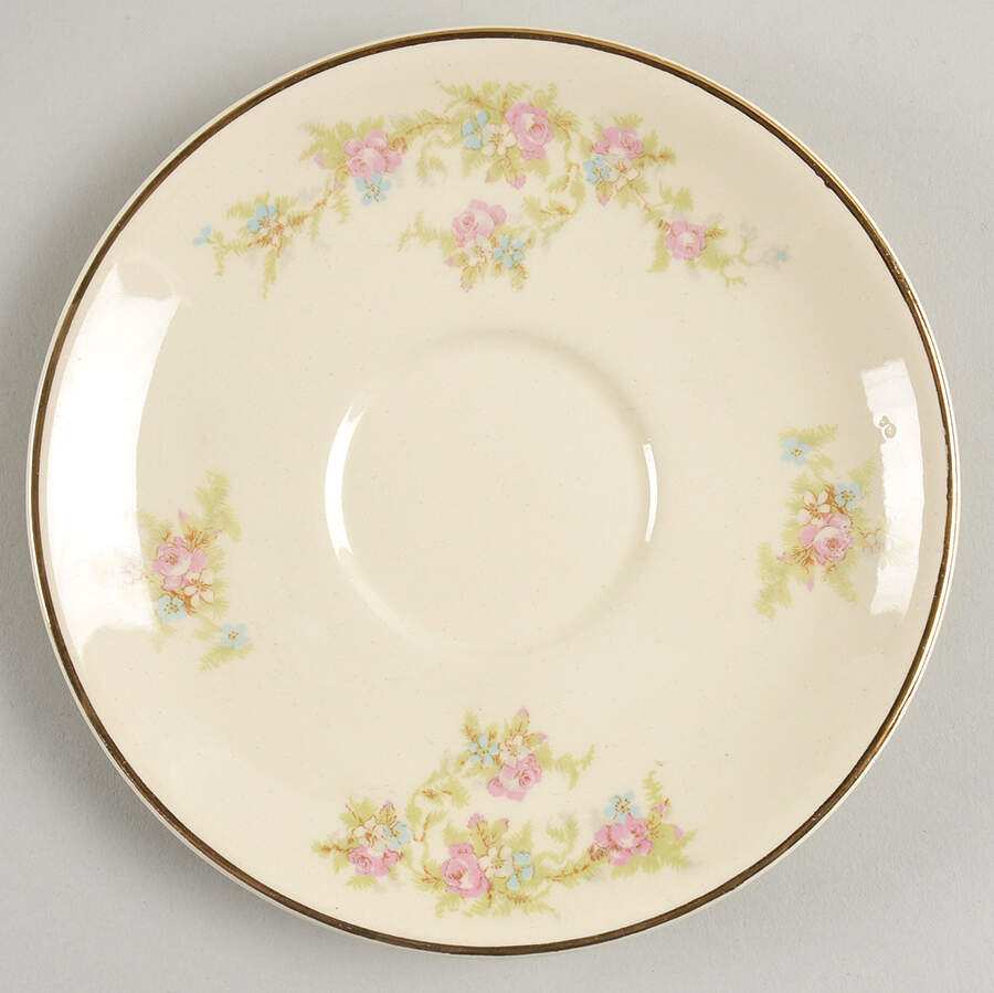 1697 (Smooth) Saucer by Taylor, Smith & Taylor (Ts&T)-1