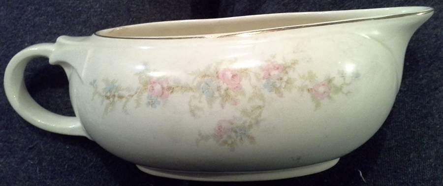 1697 (Smooth) Gravy Boat by Taylor, Smith & Taylor (Ts&T)-1