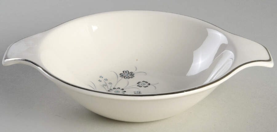 Silver Mist Coupe Cereal Bowl by Taylor, Smith & Taylor (Ts&T)-1