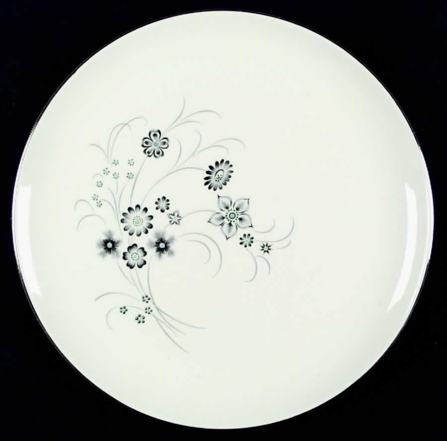 Silver Mist Dinner Plate by Taylor, Smith & Taylor (Ts&T)-1