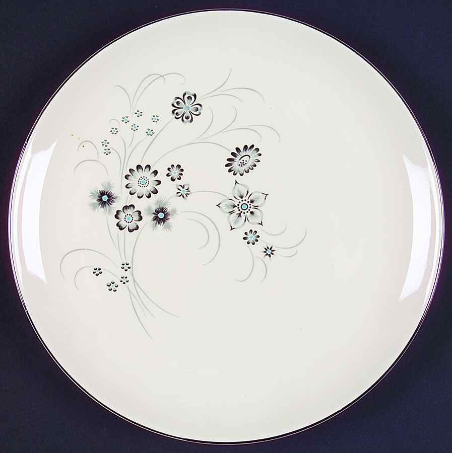 Silver Mist Salad Plate by Taylor, Smith & Taylor (Ts&T)-1