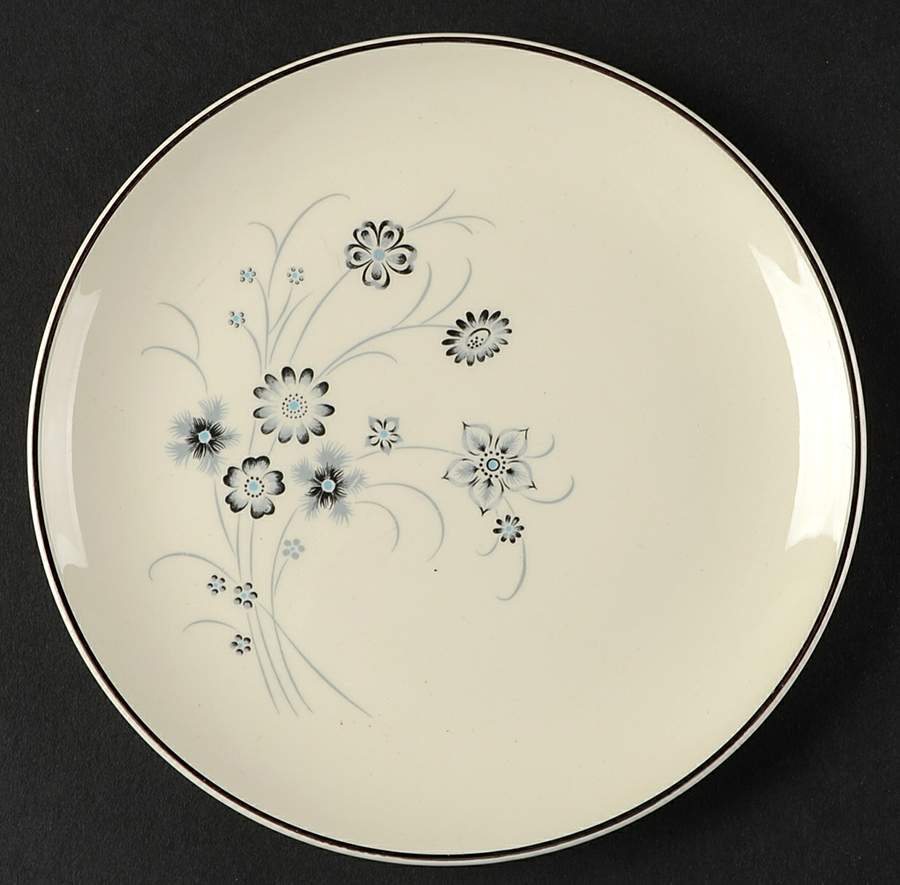 Silver Mist Bread & Butter Plate by Taylor, Smith & Taylor (Ts&T)-1