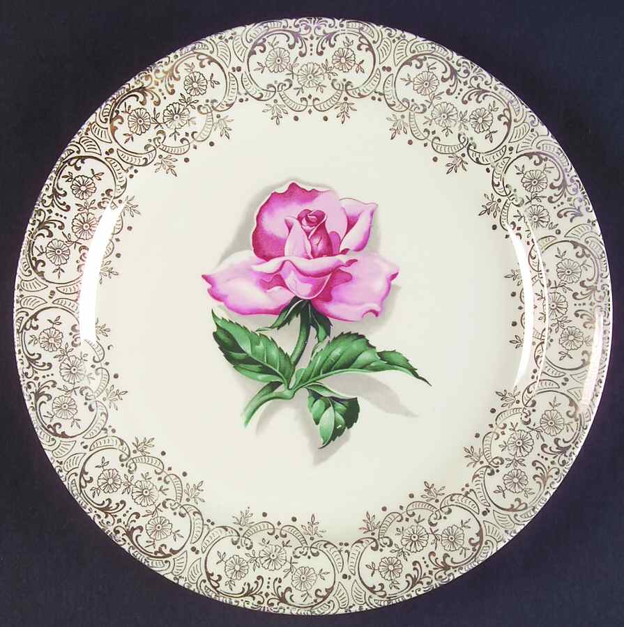 TST35 Luncheon Plate by Taylor, Smith & Taylor (Ts&T)-1