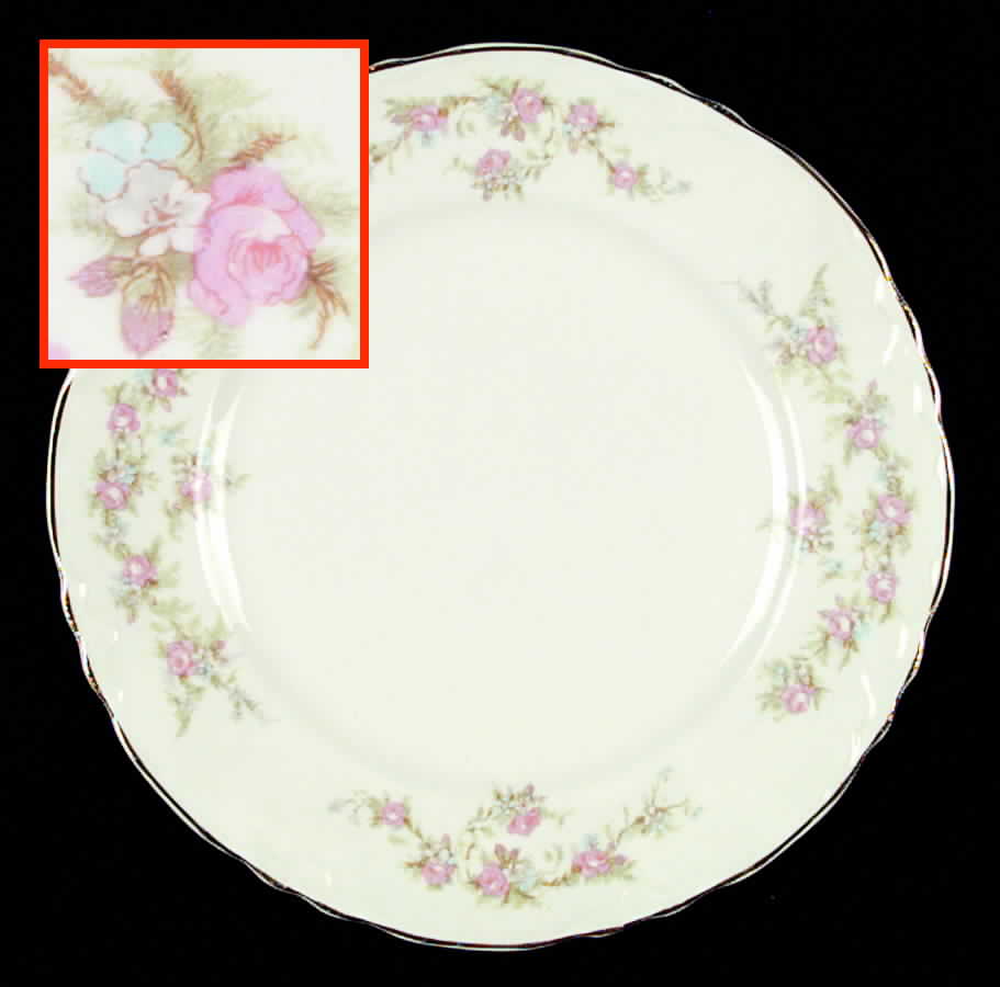1697 (Scallop) Dinner Plate by Taylor, Smith & Taylor (Ts&T)-1