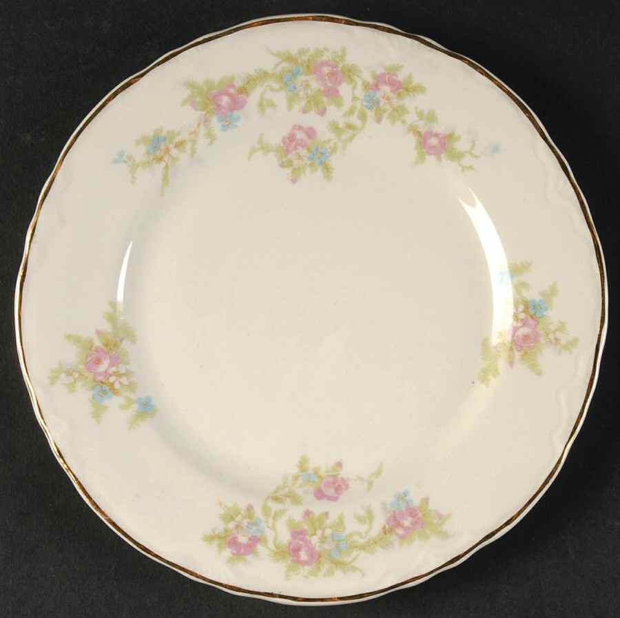 1697 (Scallop) Bread & Butter Plate by Taylor, Smith & Taylor (Ts&T)-1