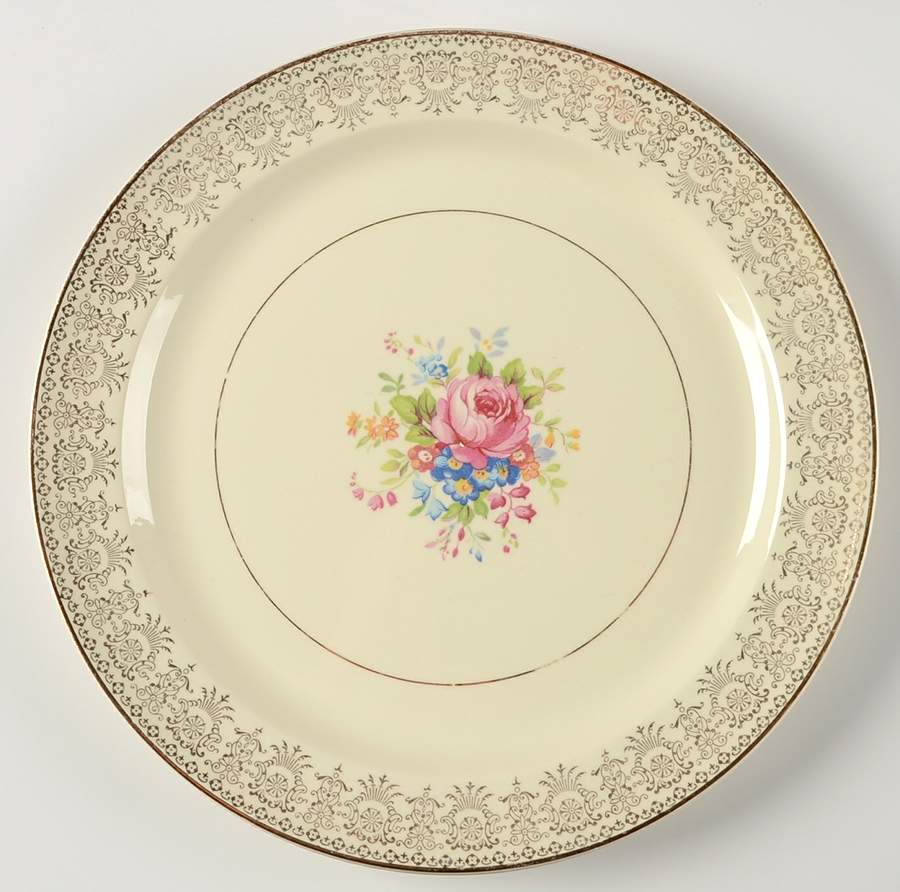 TST45 Luncheon Plate by Taylor, Smith & Taylor (Ts&T)-1
