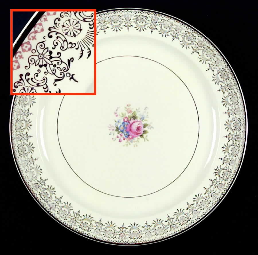 TST45 Dinner Plate by Taylor, Smith & Taylor (Ts&T)-1
